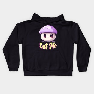 Cute Mushroom "Eat Me" Kids Hoodie